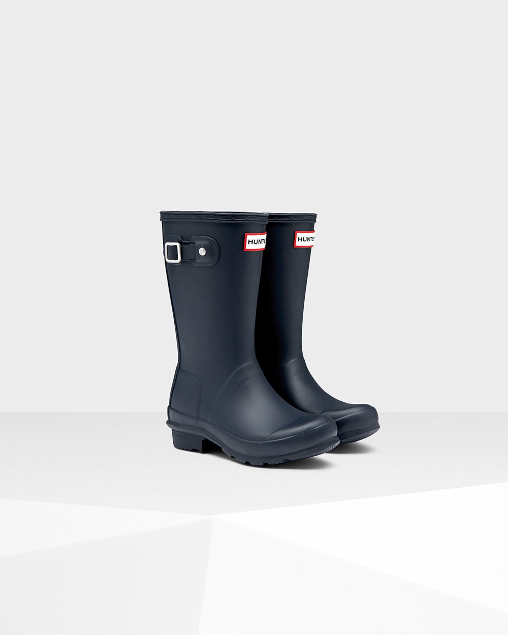 Kids Rain Boots - Hunter Original Big (56JYALKTX) - Navy